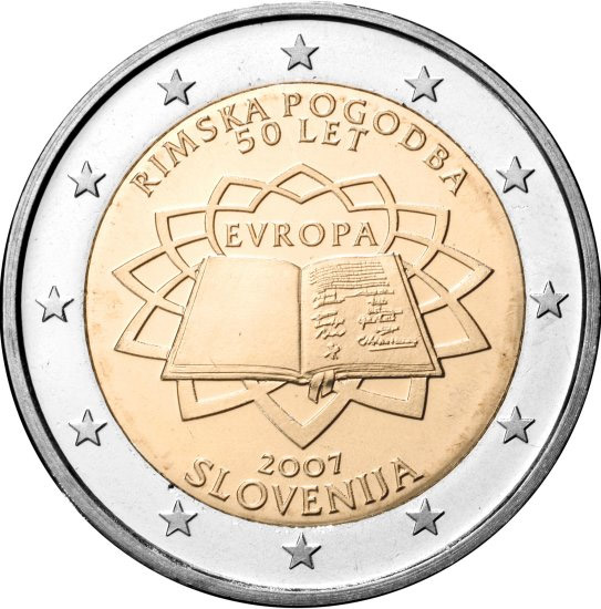 2 euro slovenia 2007 price